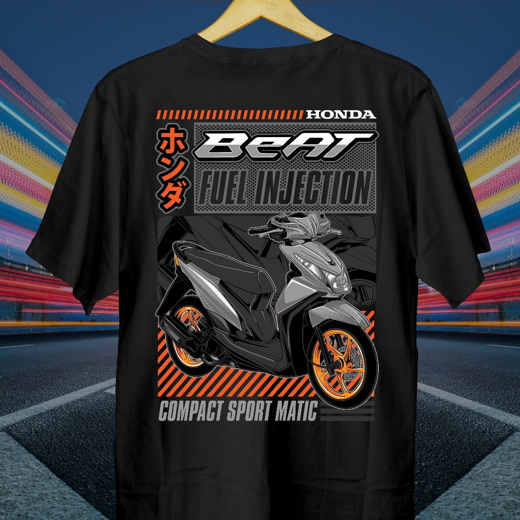 Kaos Motor Beat Fi // Baju Beat // Kaos Beat // Beat