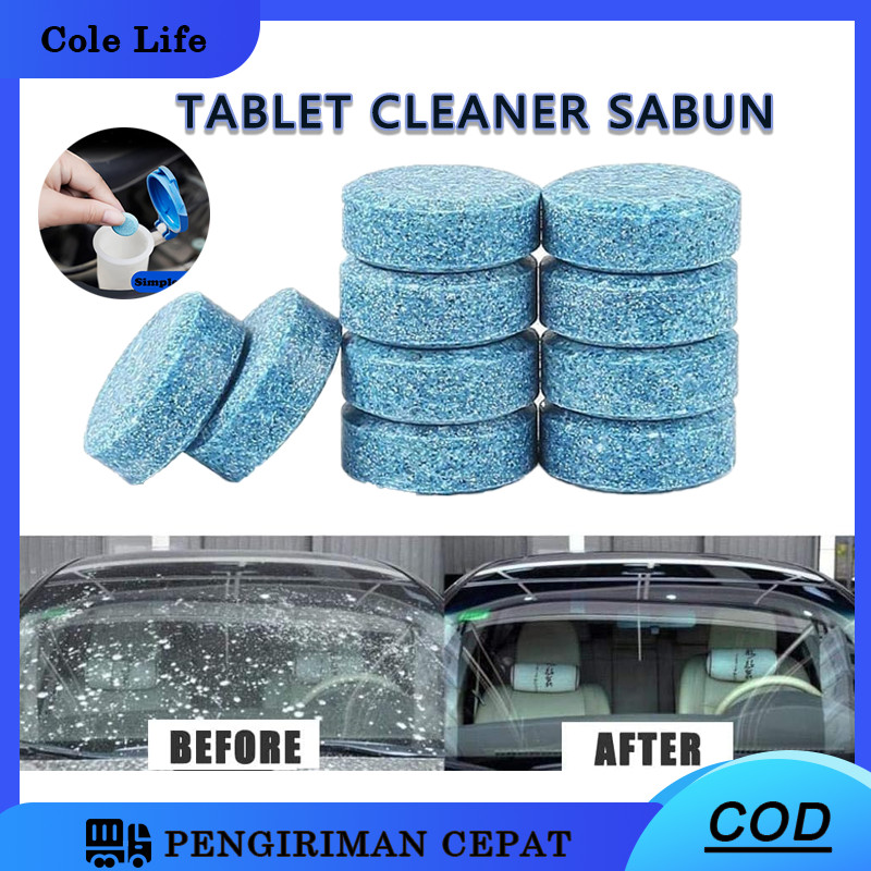 20PCS  Tablet Air Wiper / Sabun Kaca Mobil / Pembersih Wiper Kaca Mobil / Air Sabun Wiper