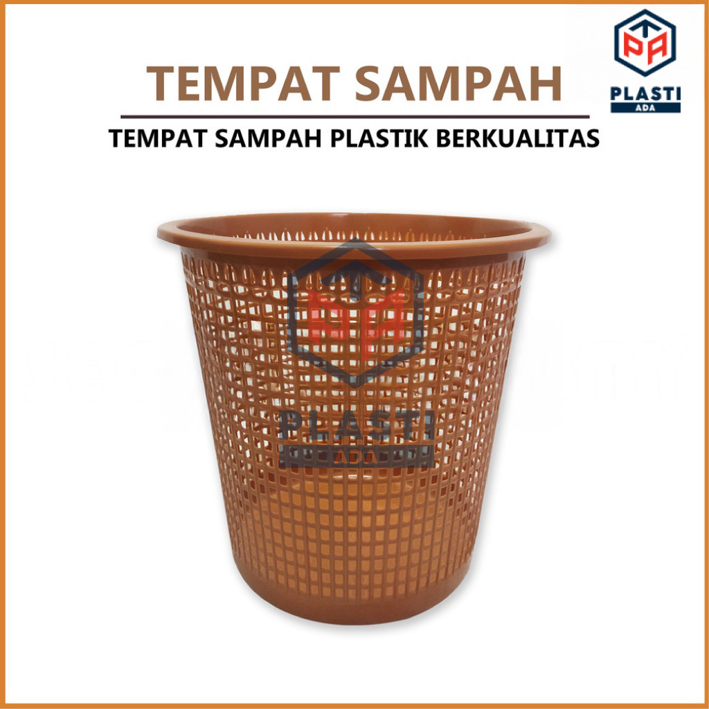 TEMPAT SAMPAH KERANJANG -  Ukuran Besar Bulat / Tempat Keranjang Sampah Plastik Murah