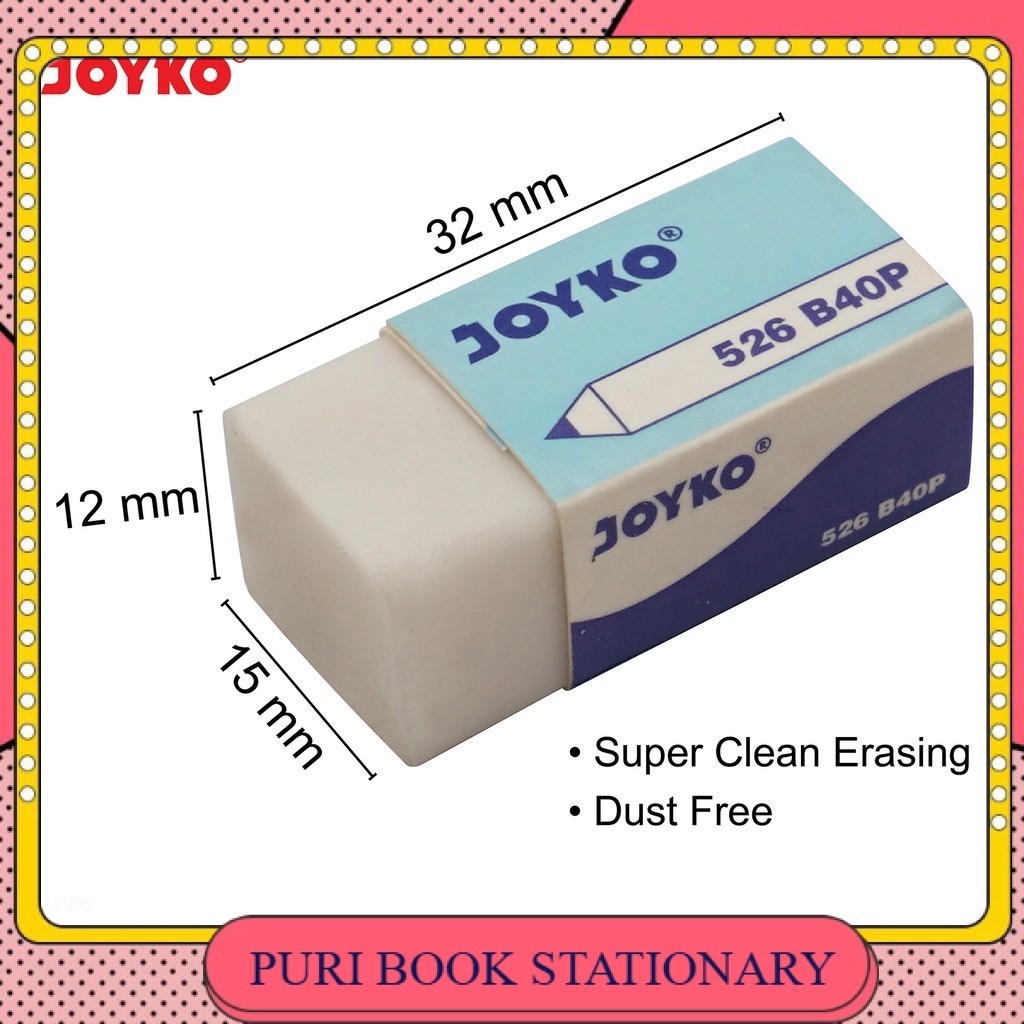 

Eraser / Penghapus Joyko 526-B40P