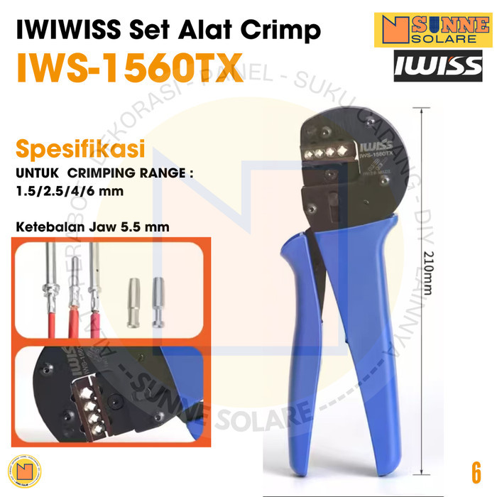 Alat Crimping  IWISS 1560 TX