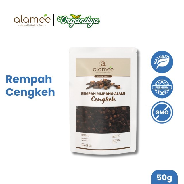 

ALAMEE Cengkeh Rempah Kering Organik Cloves Rimpang Organik Alami Bumbu Seasoning Masakan Masak 50gr organikya