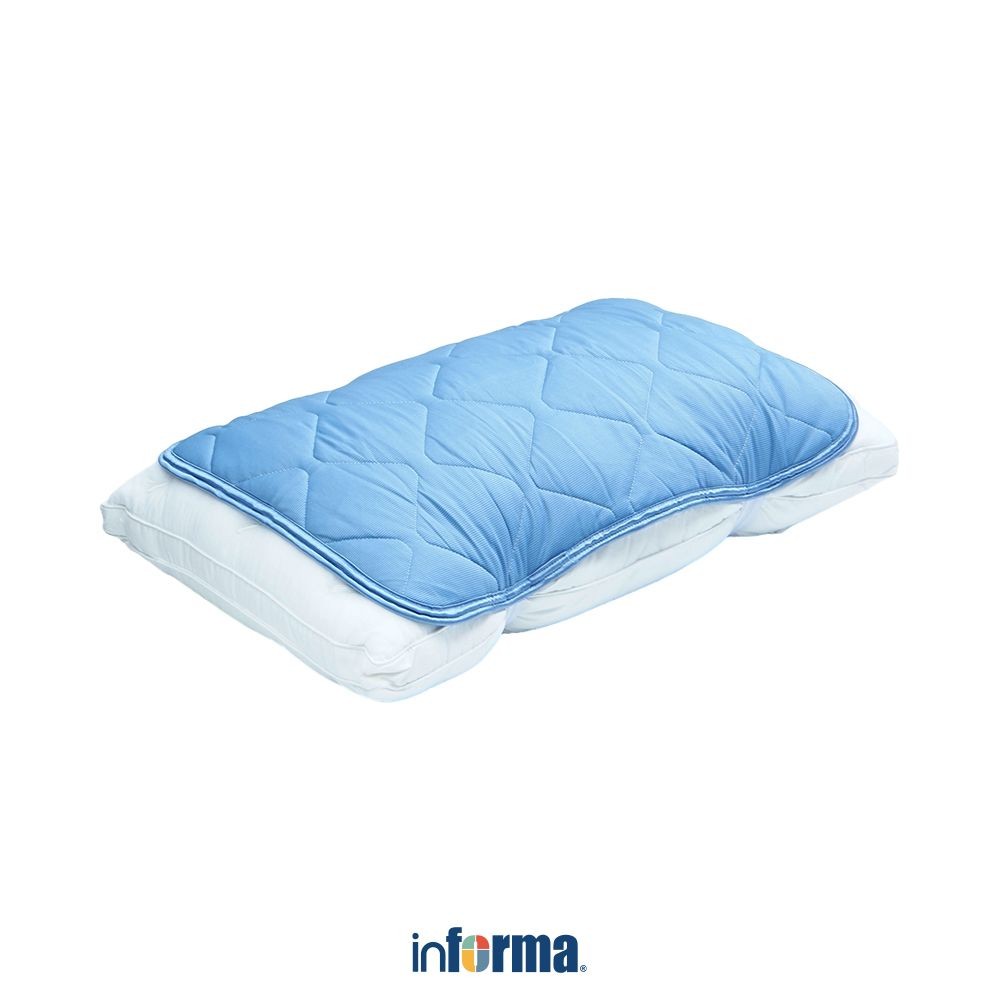 Informa Sleep 43x63 cm Pelindung Bantal Rn - Biru Pillow Protector Sarung Pelapis Bantal Aksesoris T