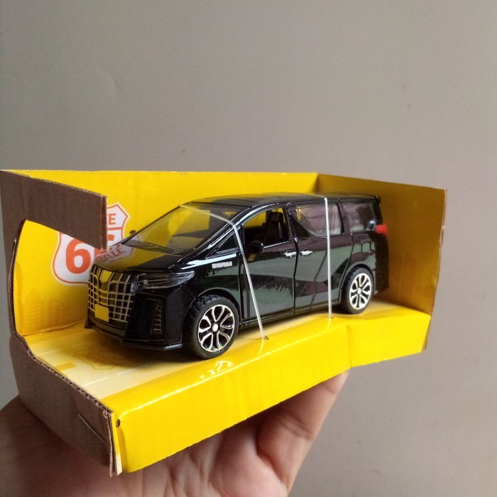 BB99 mainan diecast mobil alphard hitam