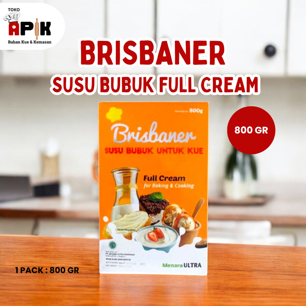 

BRISBANNER FULL CREAM UKURAN 800GR