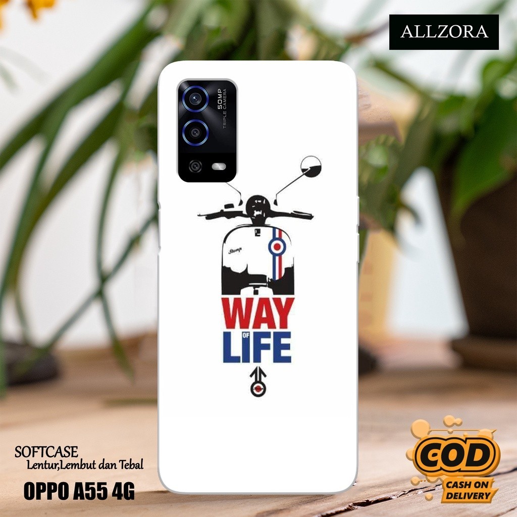 Case Oppo A55 4G Terbaru - Fashion Case PARIS - Casing Hp Oppo A55 4G Terbaru - Softcase Hp Oppo A55