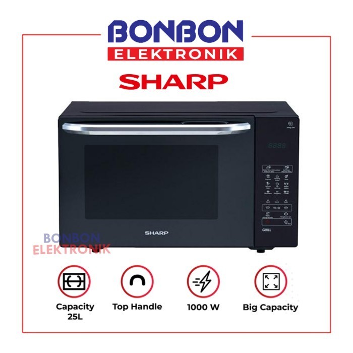Sharp Microwave Grill Oven R 735 MT (K) / R735MTK / R 735MT Hitam