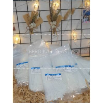 

Kabel Ties 15cm PUTIH 100pcs Nylon Cable 2.5 X 150 mm