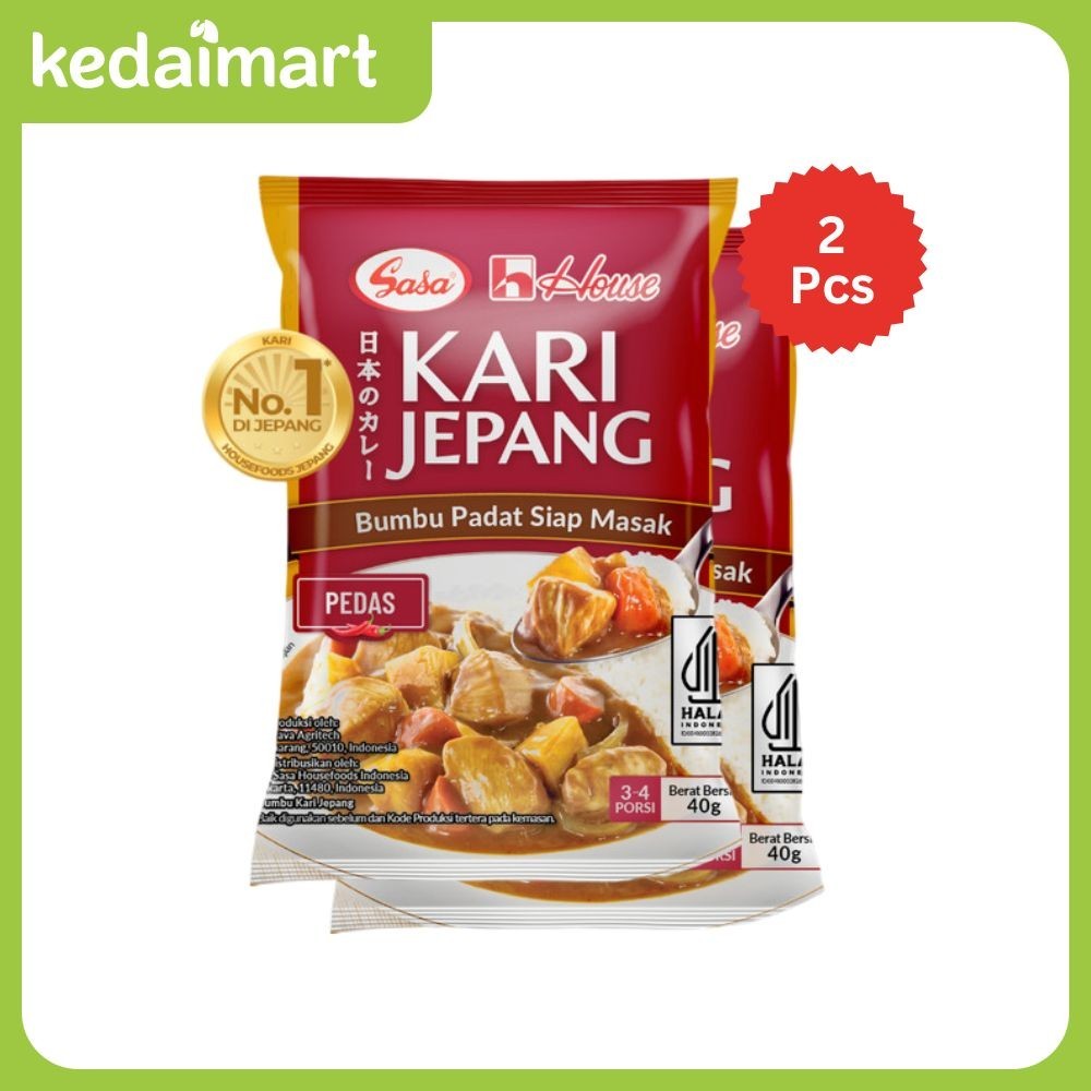 

KM Paket Bundling Sasa House Kari Jepang Pedas 40 Gram Isi 2
