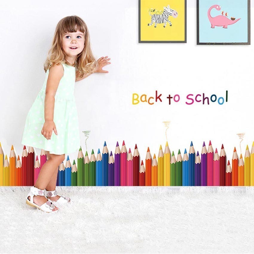 Wall Sticker / Stiker Dinding Pena Wallsticker Wall Stiker List Kamar Tidur Anak / Tk
