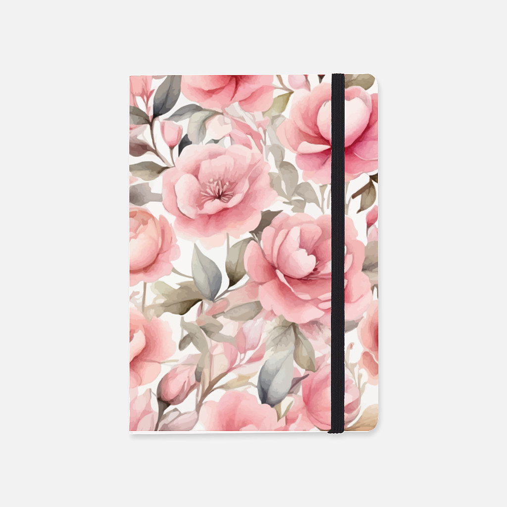 

Jurnal Aesthetic Notebook Buku Tulis Catatan A5 - Flowers Series