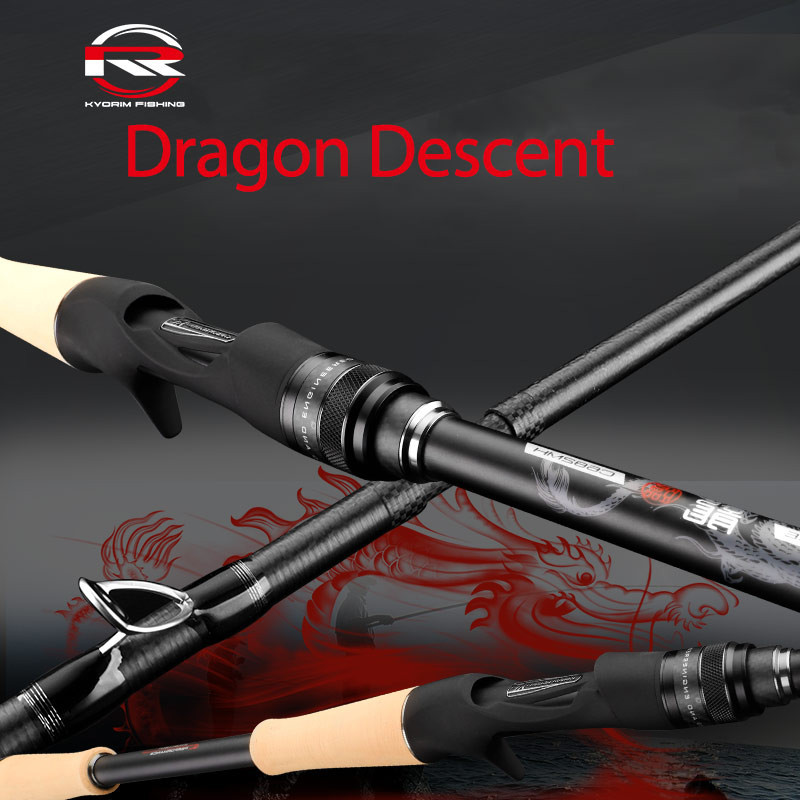 KYORIM DRAGON DESCENT Bass Fishing Lure Rod,FUJI A Guide Ring,Kyorim Reel Seat,Toray 30+40 High Carb