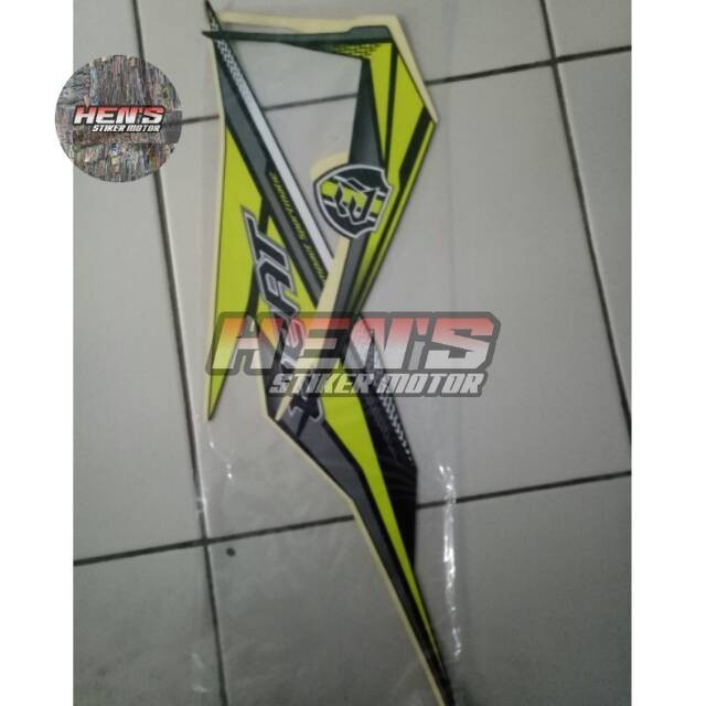 Stiker striping honda beat cbs 2019 hitam hijau