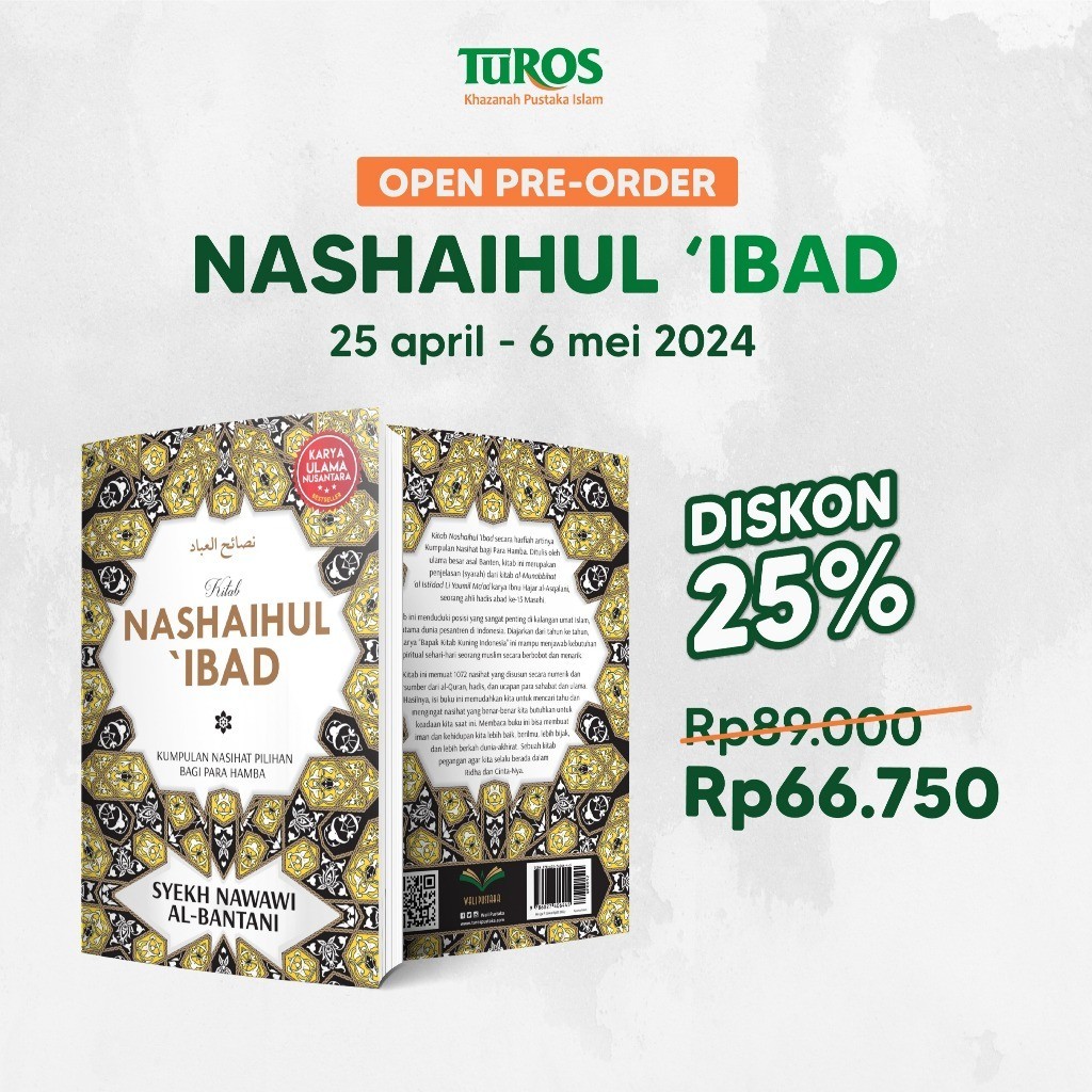 Buku Self Improvement - Nashaihul `Ibad - Syekh Nawawi al-Bantani - Turos Pustaka