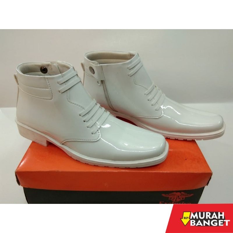 Sepatu pdh- Sepatu pdh dinas pdu pria exclusive putih