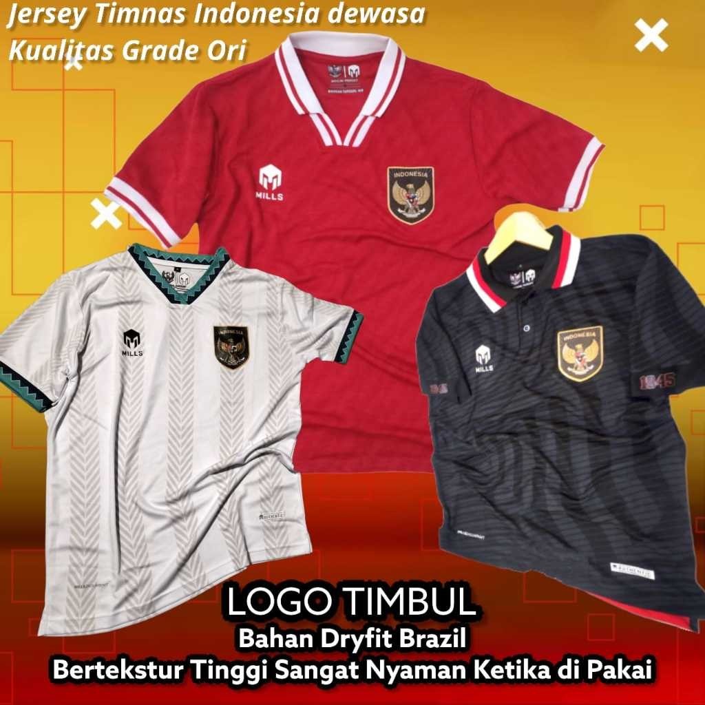 Jersey Timnas Indonesia 2023 Grade Ori Home Third