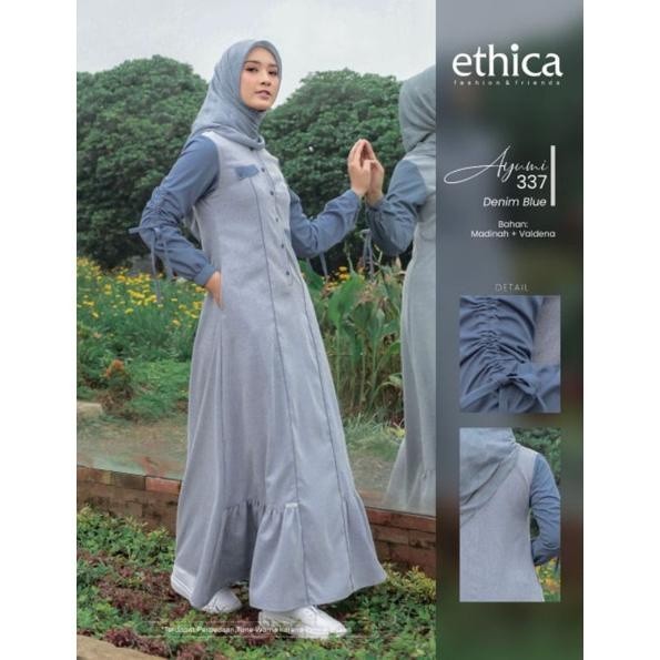 BIG DAY SALE COD BAJU GAMIS TERBARU 2023 / GAMIS ETHICA AYUMI 291 / AYUMI 291 / GAMIS SIMPLE ELEGAN 