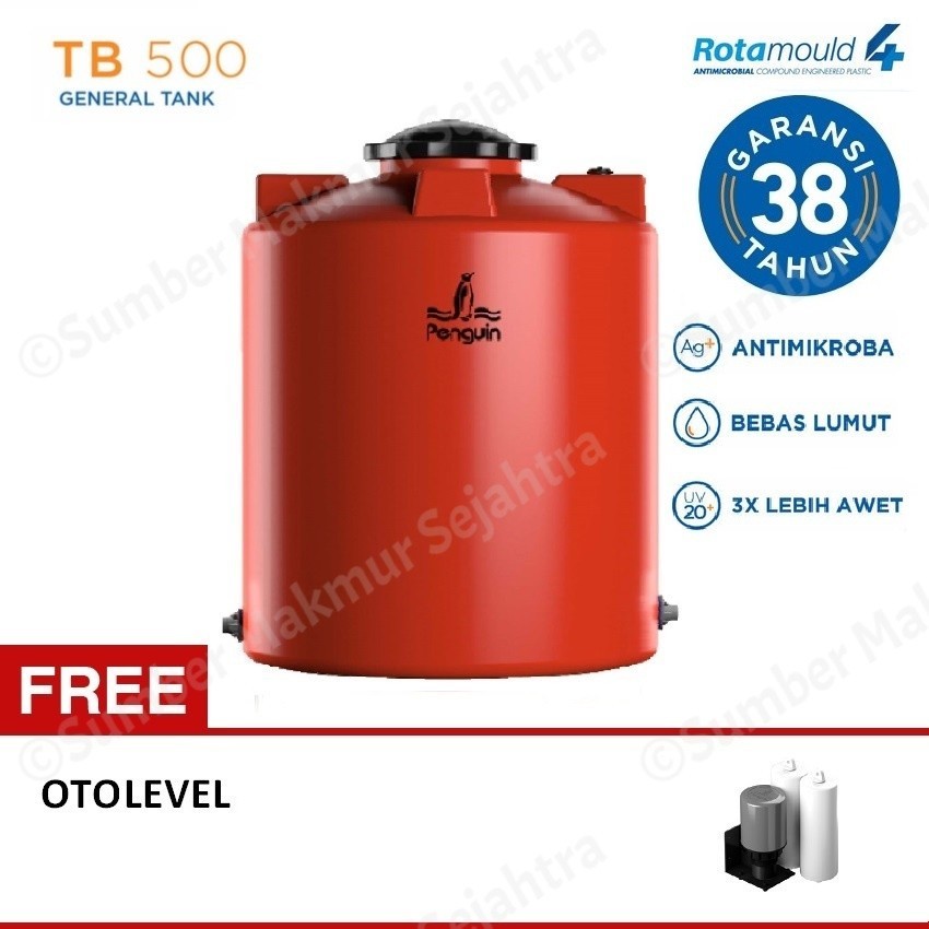 promo Tandon Air 5000 Liter Penguin / Toren Air / Tangki Air - TB 500