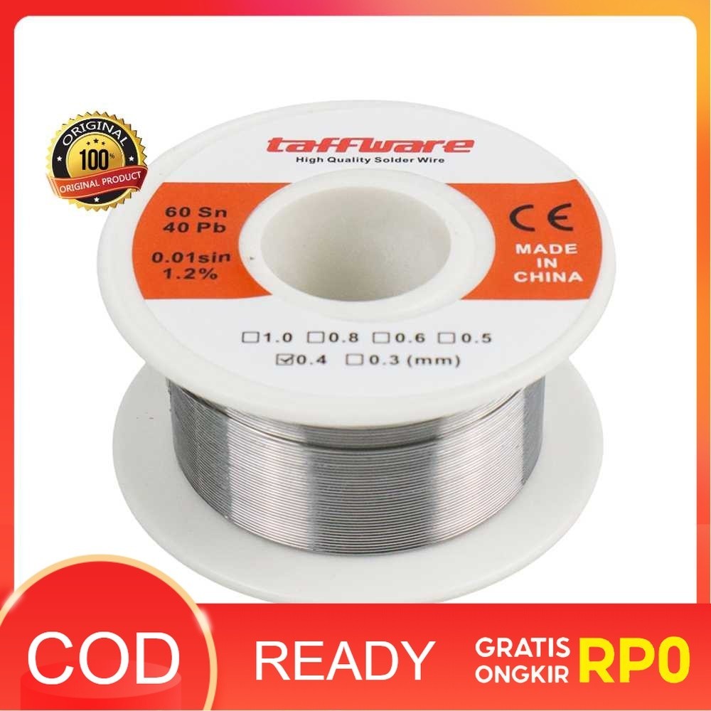 Taffware Kawat Timah Solder Sn60/Pb40 50gr Original 99 Engine