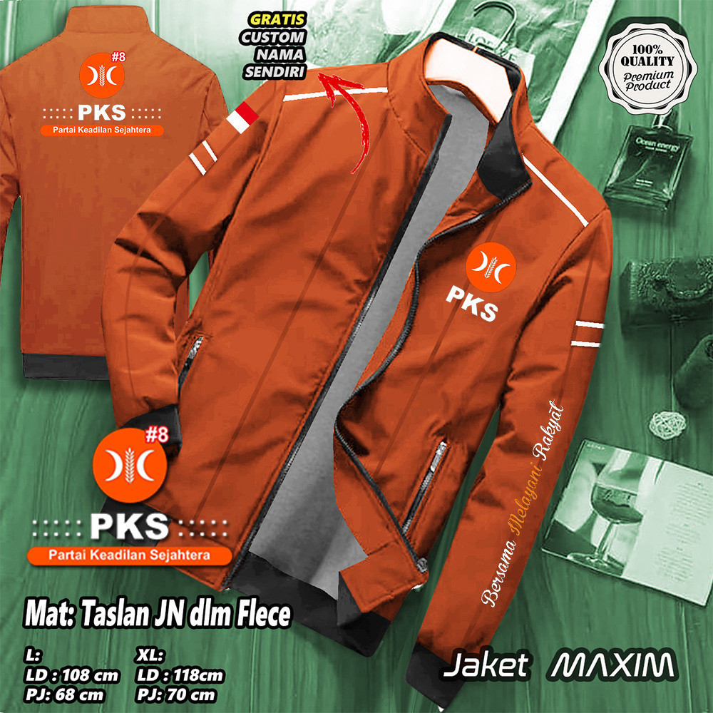 JAKET PARPOL PKS TERBARU / JAKET PKS PARASUT BOLAK BALIK / JAKET CUSTOM SABLON 