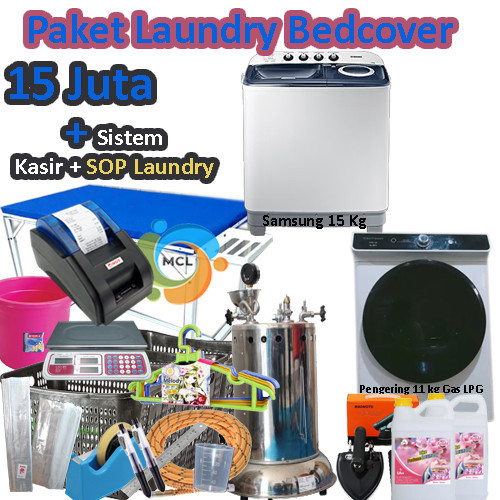 Paket Usaha Laundry Kiloan Bisa Masuk Bedcover
