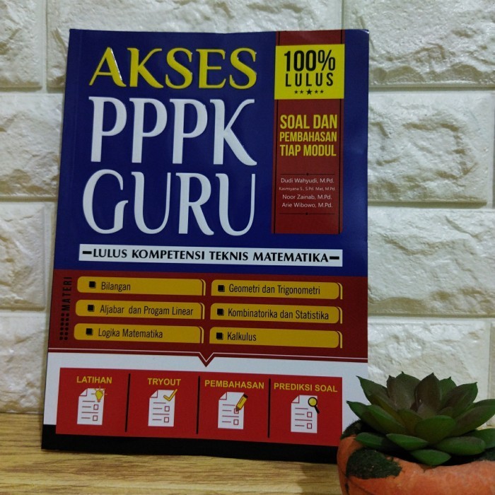 ✨BISA COD✨ - Buku Akses PPPK Guru Lulus Kompetensi Teknis Matematika Lulus PPPK2021