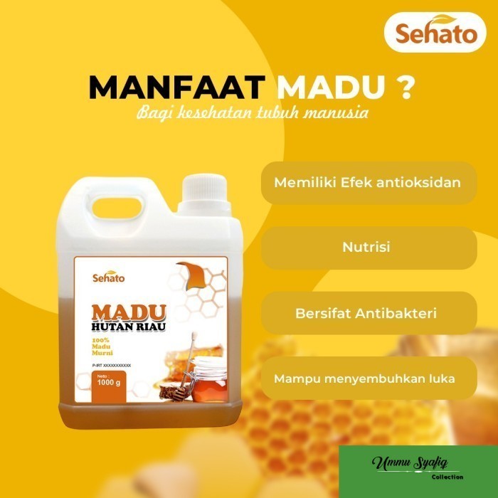 

Madu Sehato Hutan Riau 1Kg