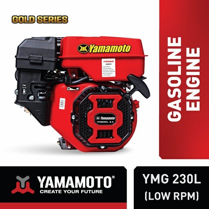 PROMO SPESIAL YAMAMOTO Mesin Bensin Penggerak Gold Series YMG 230 L Putaran Lambat 8.5 HP