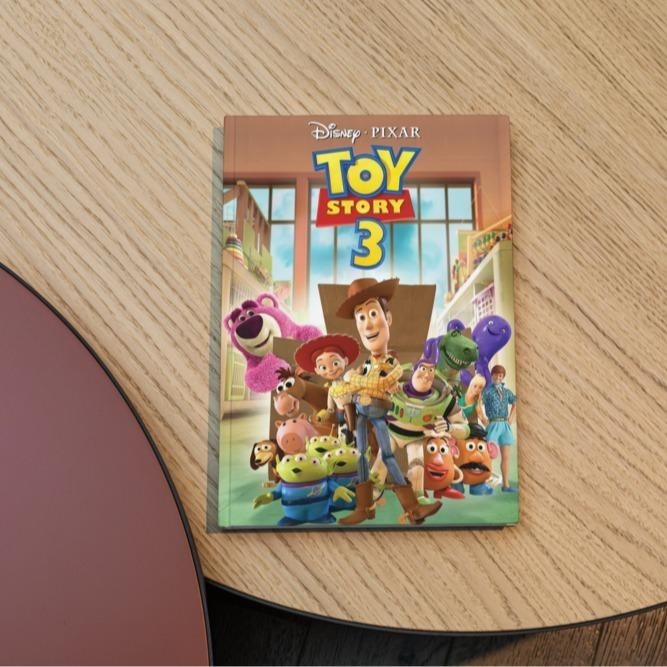 

ED 030 NOTEBOOK VINTAGE KARAKTER TOY STORY 3 HARDCOVER UNTUK BUKU CATATAN HARIAN