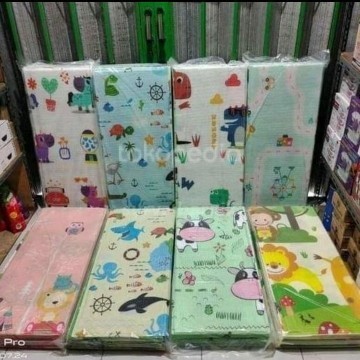 Karpet Tikar Matras Spon Lipat Karakter/Karpet Foam Lipat Playmat