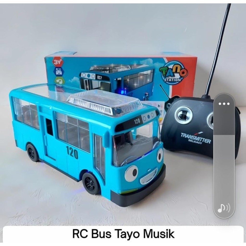 333-330 Mainan Anak Remote RC / Remote Control Little Bus  Tayo / Tano Station