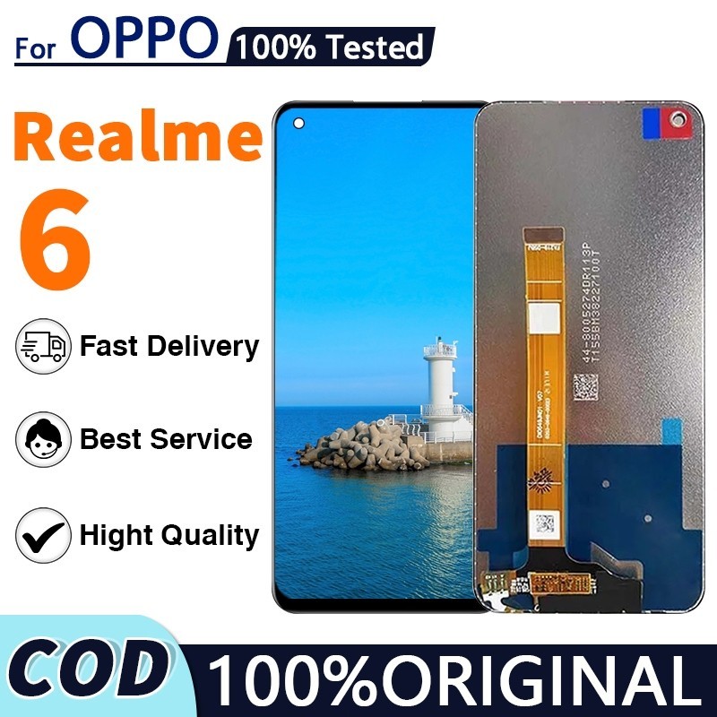 【ORIGINAL 100%+LEM】LCD OPPO REALME 6/6S/7-4G/7-4GASIA/REALME NARZO 20PRO/3O FULL SET TOUCHSCREEN ORI