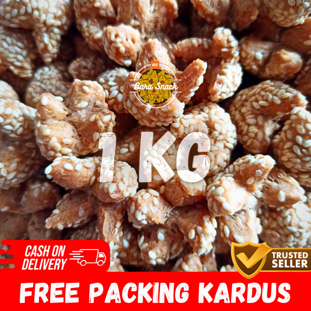 

[ 1KG ] Onde Onde Ketawa Mini Wijen / Onde Onde Pecah / Camilan Snack Kiloan Murah -K
