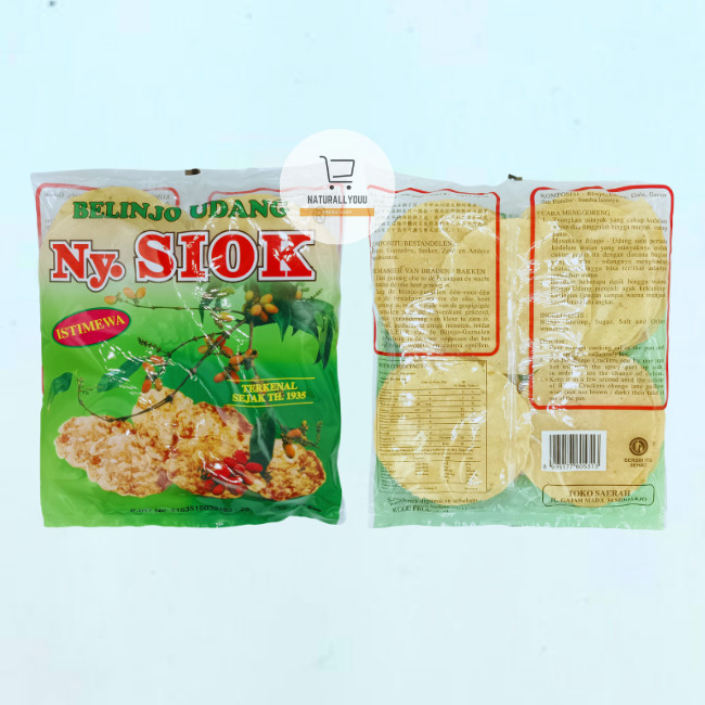 

Ny. Siok Emping Blinjo Udang 200gr Mlinjo