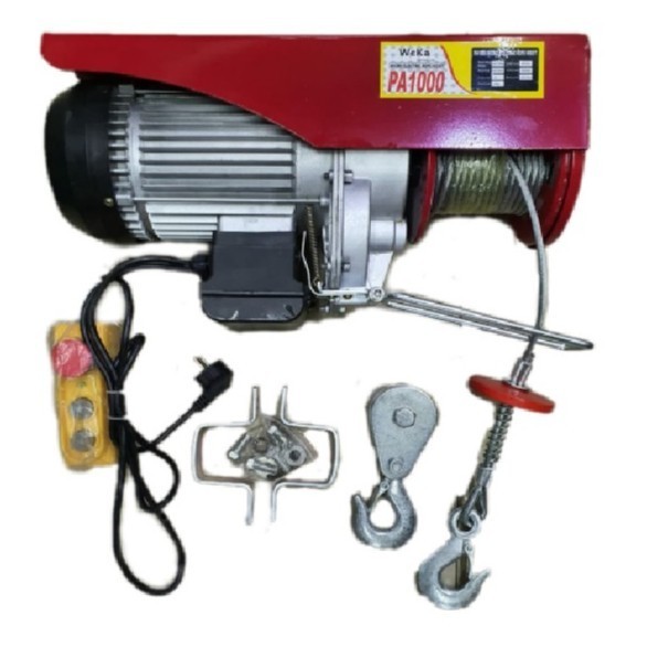 Electric Mini Hoist 1000KG x 12 Meter Electric Wire Rope Hoist PA1000 / Electric Mini Hoist