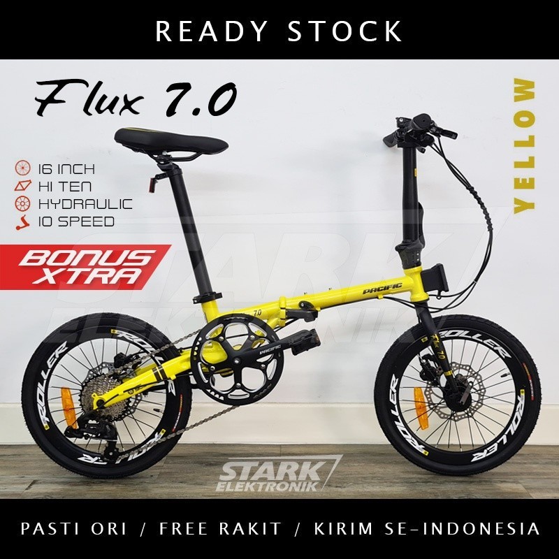 Pacific FLUX 7.0 Sepeda Lipat Folding Bike