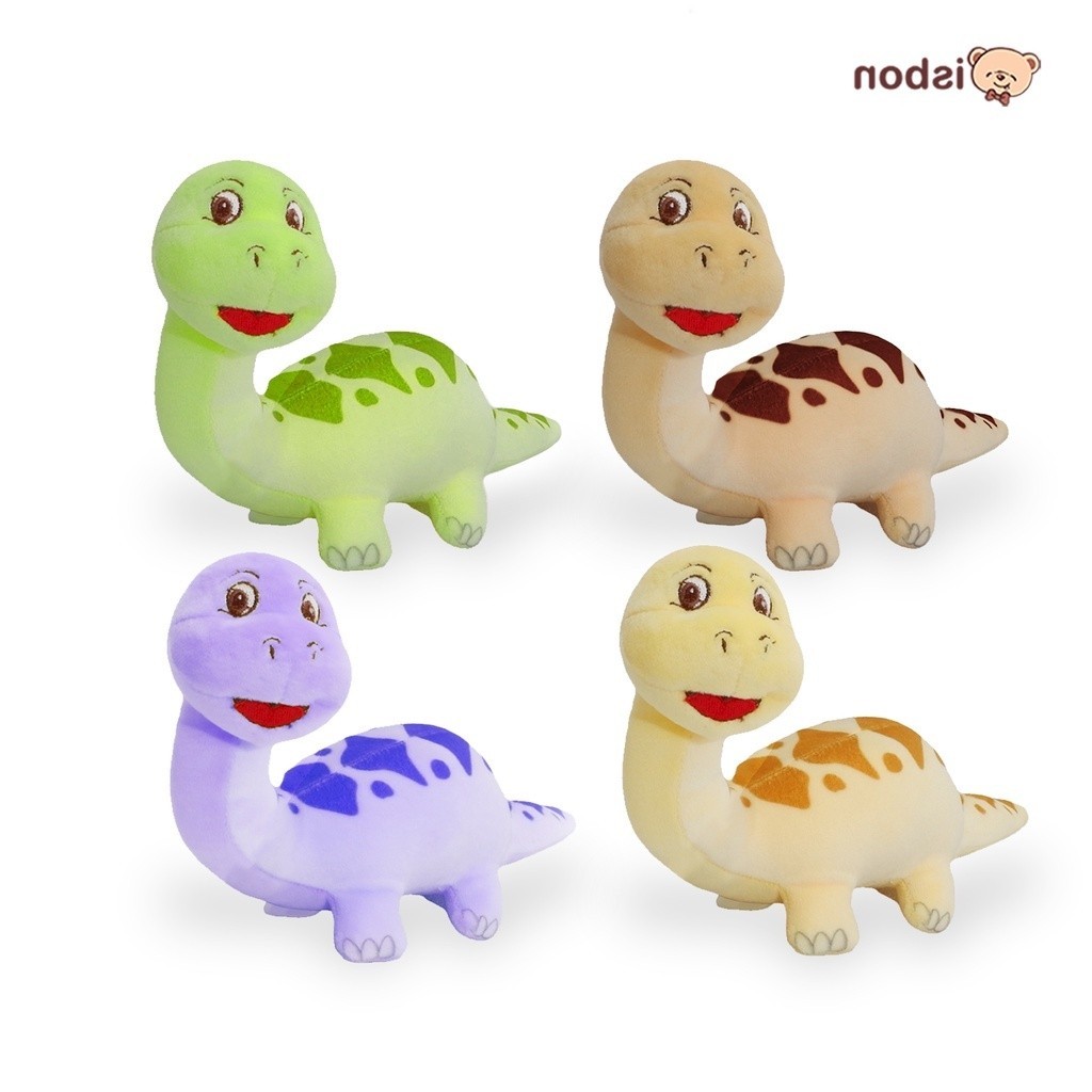 Boneka Dinosaurus Dino Mini Series Brontosaurus 4 Warna Cocok Untuk Mainan Hadiah Bahan Halus Non Al