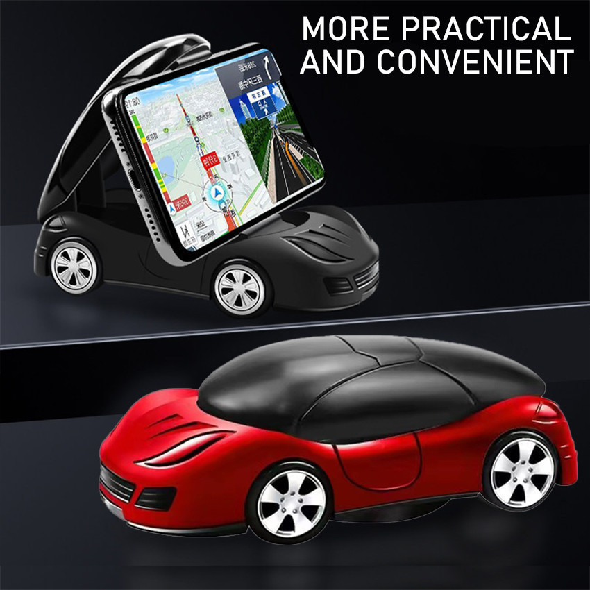 Holder HP Mobil Model Mobil Universal Jepit 360 Derajat Dudukan HP Dashboard Mobil Car Phone