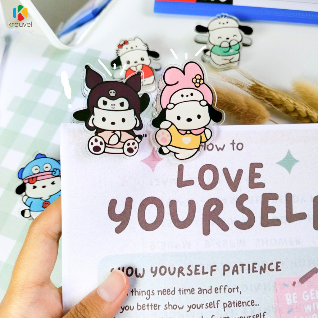 

Sanrio Paper Clip / Penjepit kertas Sanrio Lucu Akrilik