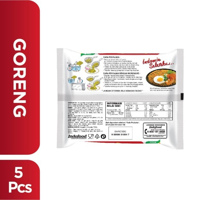 

5 Pcs - Indomie Goreng Spesial