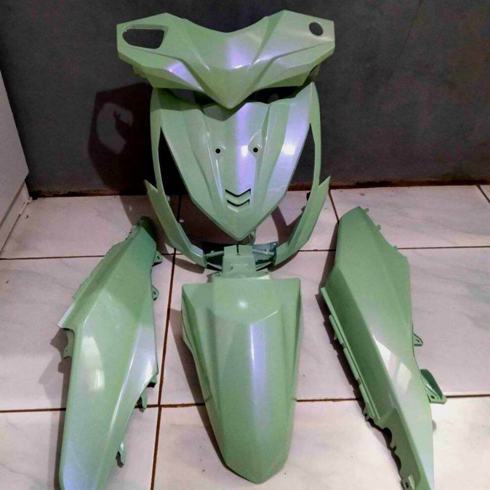 COVER FULL BODY HALUS HONDA BEAT FI TAHUN 2013-2014-2015-2016 WARNA HIJAU MACHA LEMBAYUNG