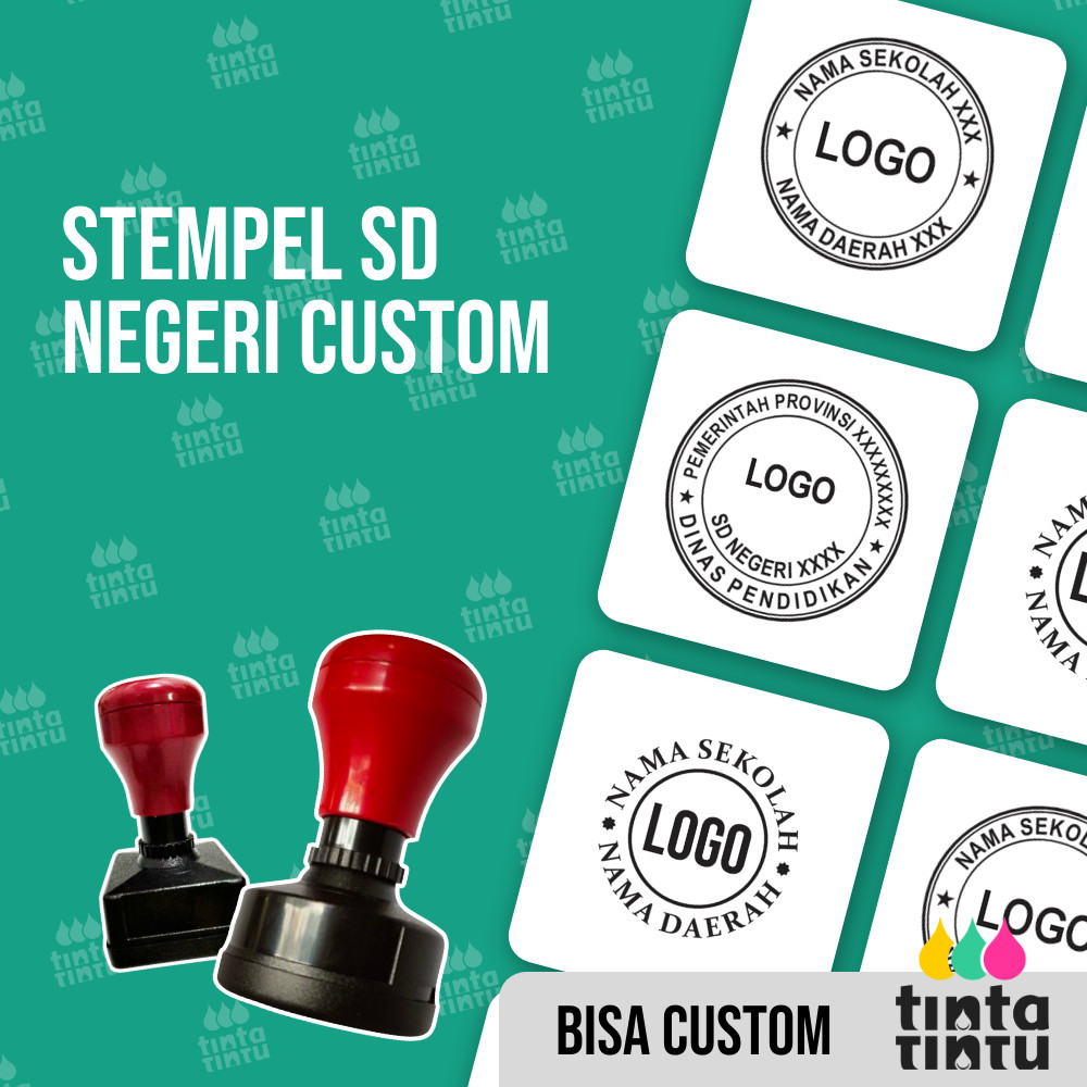 

Stempel SD Negeri Custom