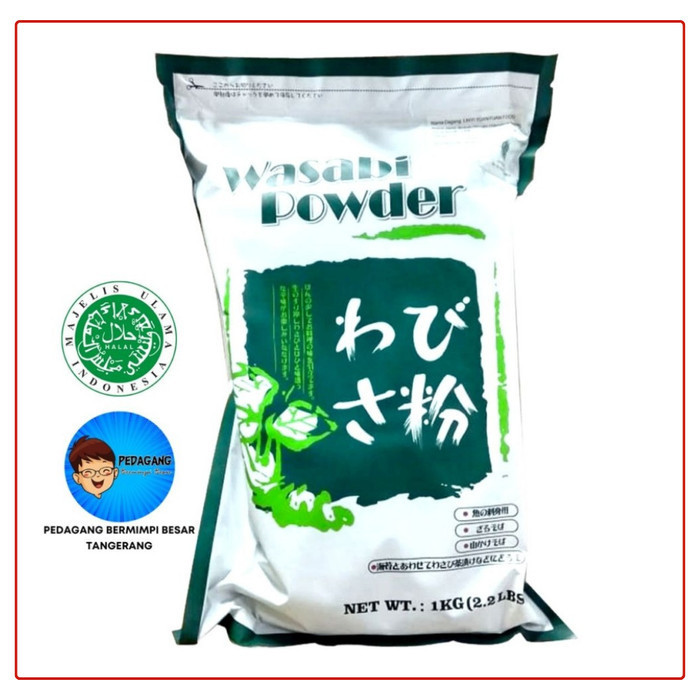 

New Arrival Wasabi Powder Halal MUI 1Kg / Bubuk Wasabi 1 Kg