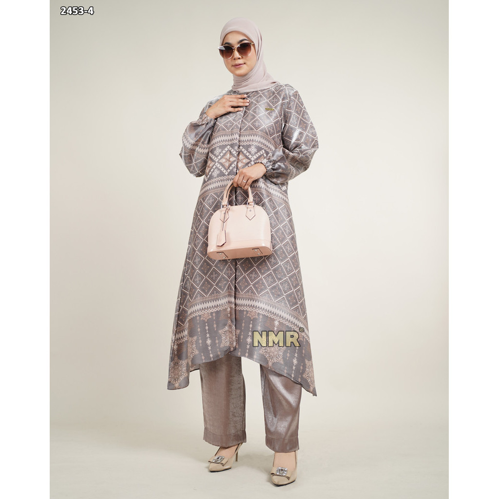 NMR Setelan Kulot Tunik Katun Shimer Vol 2453-4