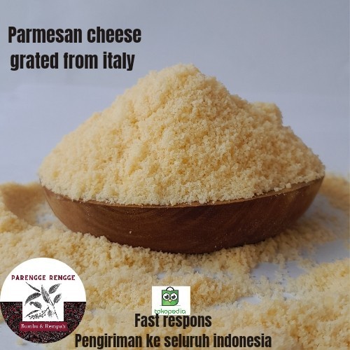 

Promo-Best Parmesan cheese grated from italy 250gram / Keju parut