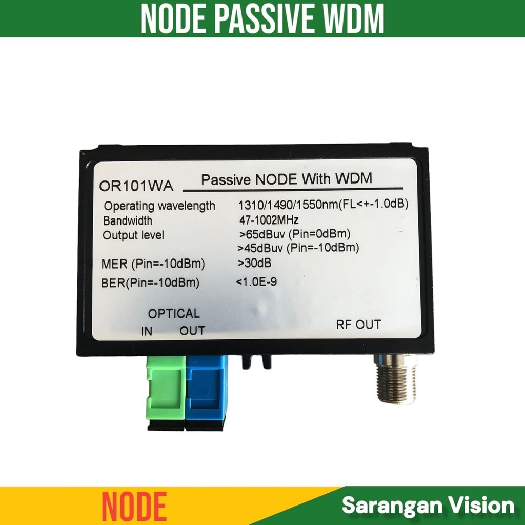 NODE PASSIVE  WDM BOSTER PENYAMBUNG TV KABEL