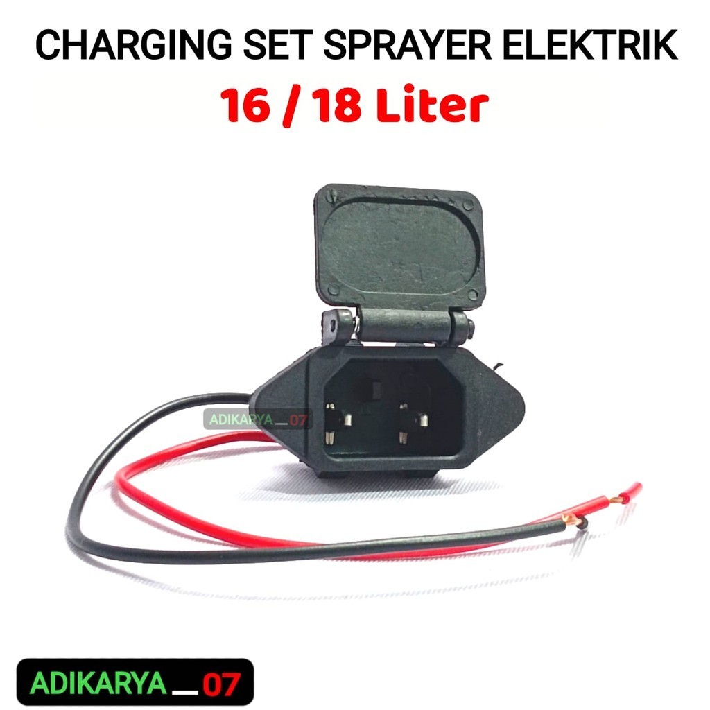 Rumah Charger Sprayer Elektrik Lubang Socket Colokan Charger Sprayer Elektrik Lubang Soket Pompa Sem