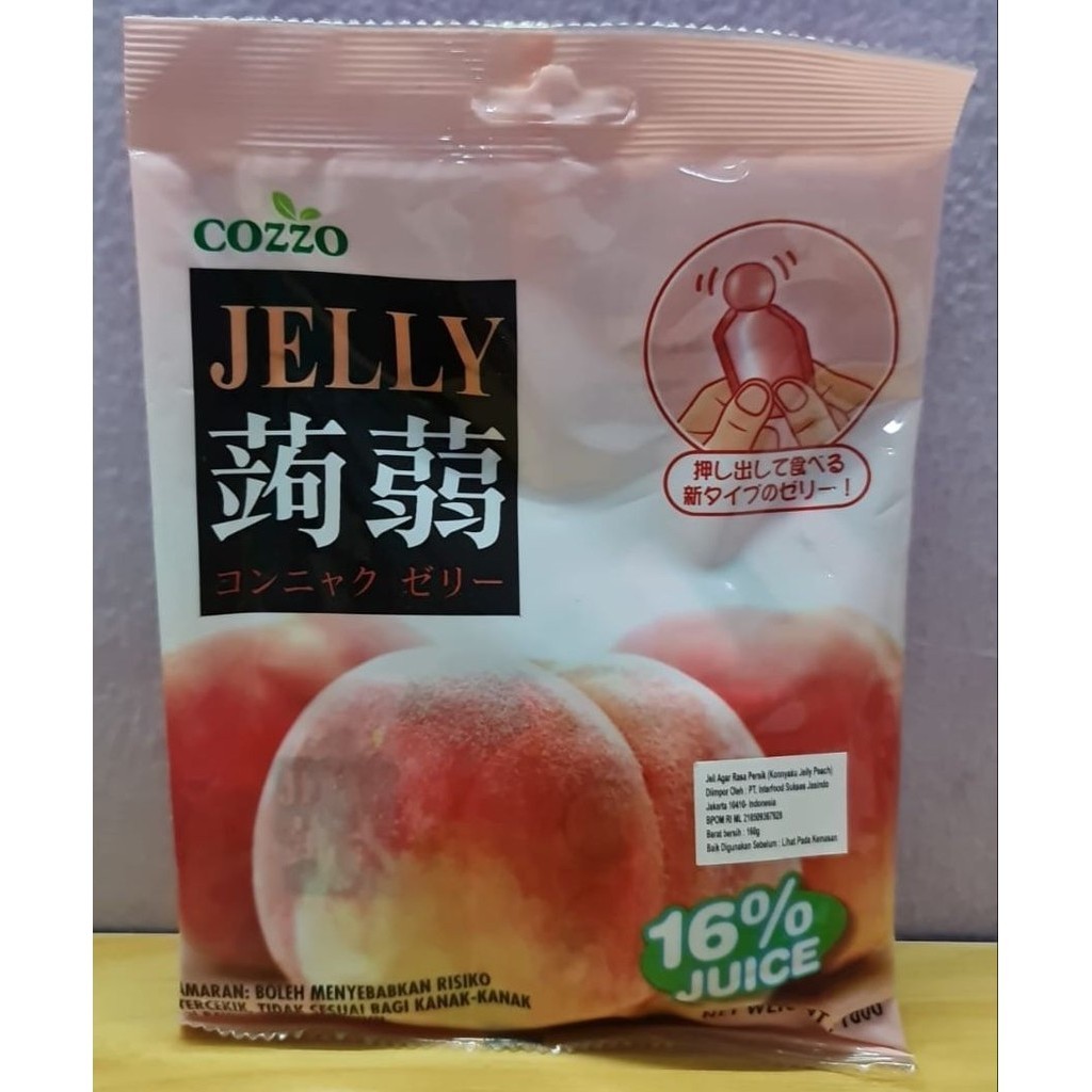 

COZZO JELLY PEACH 160g jelly rasa peach