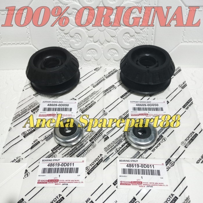 support shock + bearing support shock toyota yaris new vios gen2 ori