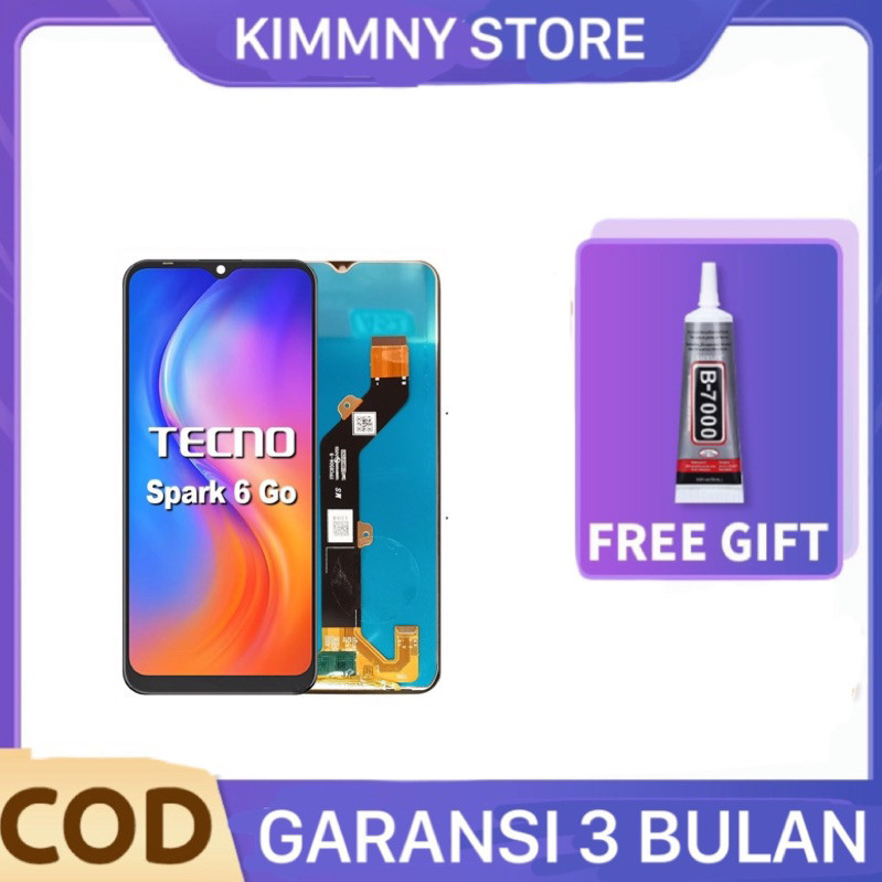 LCD TOUCHSCREEN TECNO SPARK 6 GO - TECNO KE 5 ORIGINAL